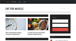 Desktop Screenshot of eatformuscle.com